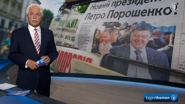 ARD: Майдан взял избранного президента на мушку