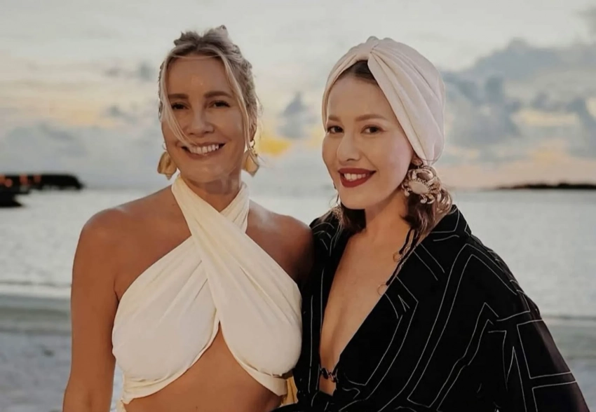 Ксения Собчак, Елена Летучая и Екатерина Андреева поделились новыми фотографиями из путешествия по Африке