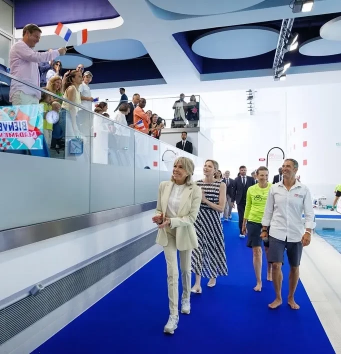 Княгиня Шарлен и Брижит Макрон посетили мероприятие в Монако